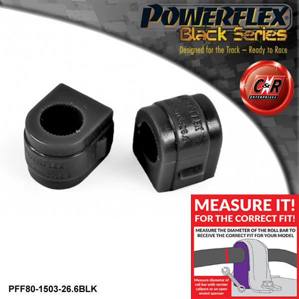 Silentblocs Powerflex Avant 26.5mm Pour Audi RS6 C7 (2012-2018) - Neufs